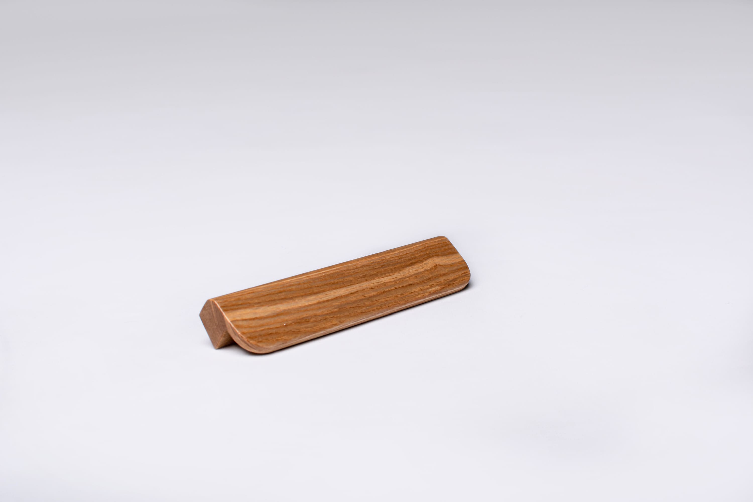 modern ash wood handle in L shape