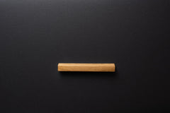 Oak finger pull in mid century style frontal view