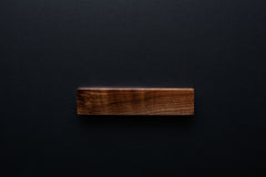 modern american walnut handle in matte varnish finish