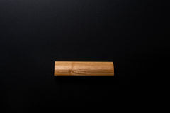 modern ash handle in satin varnish finish