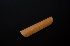 Oak finger pull frontal view