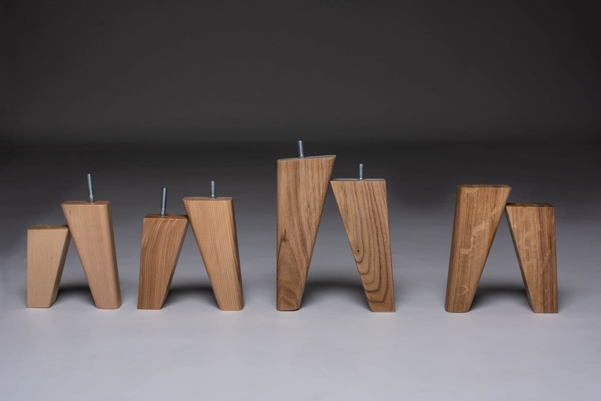 Angled Wooden Legs