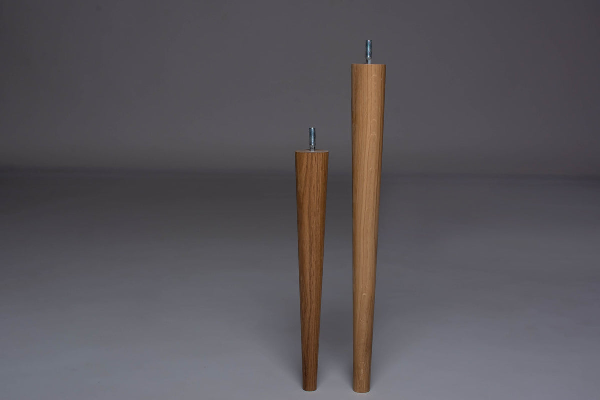 Oak round legs in different sizes